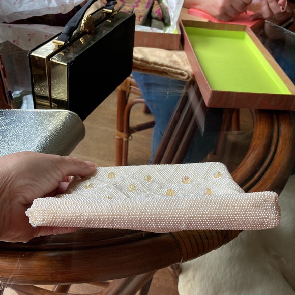 Vintage evening or wedding bag Japanese beaded - Picture 5 of 5